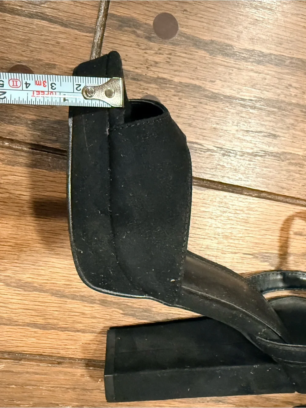 Women’s Black Platform Block Heel Sandals - Classic Ankle Strap